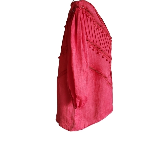 IRO Paris Poyra Puff-Sleeves Shirt, Size 38 (M/6) - Picture 8 of 10